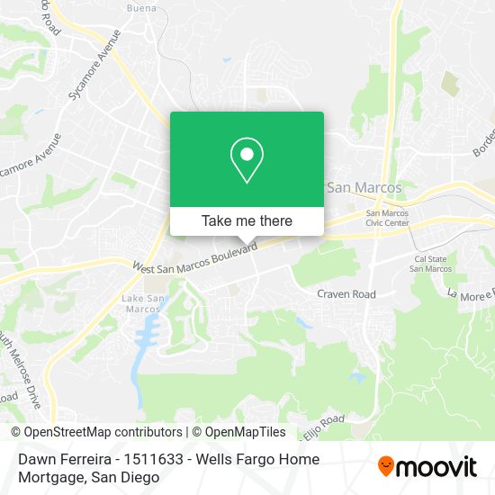 Dawn Ferreira - 1511633 - Wells Fargo Home Mortgage map