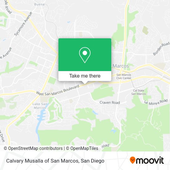 Mapa de Calvary Musalla of San Marcos
