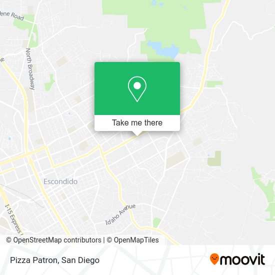 Mapa de Pizza Patron