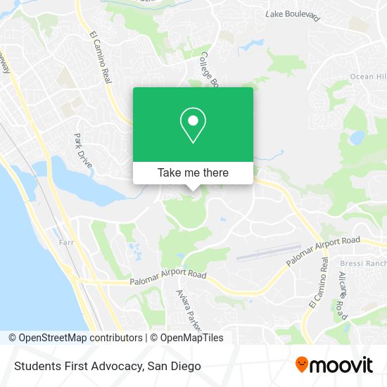 Students First Advocacy map