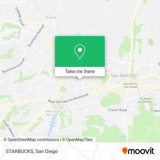 Mapa de STARBUCKS
