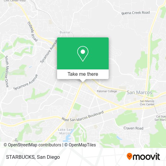 Mapa de STARBUCKS