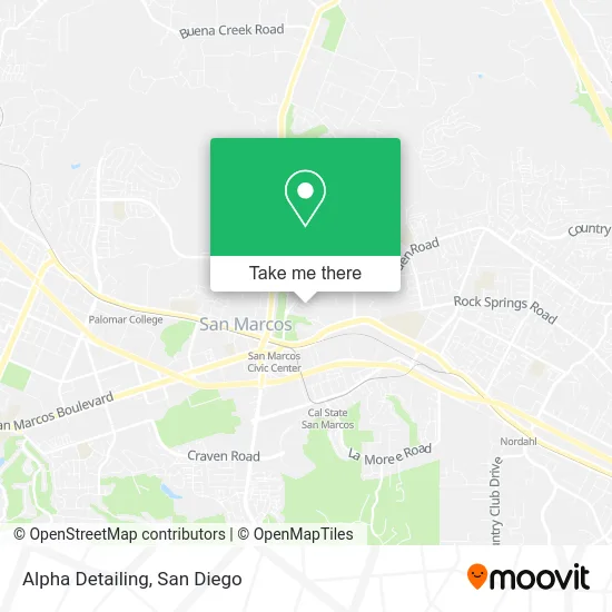 Alpha Detailing map