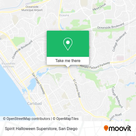 Spirit Halloween Superstore map
