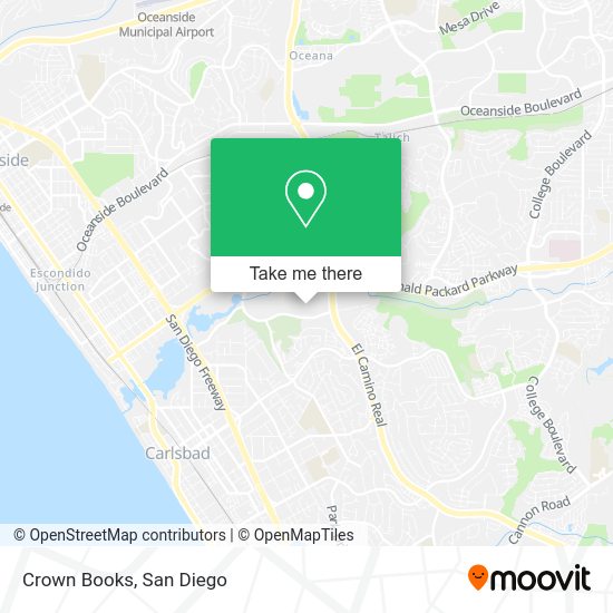 Mapa de Crown Books