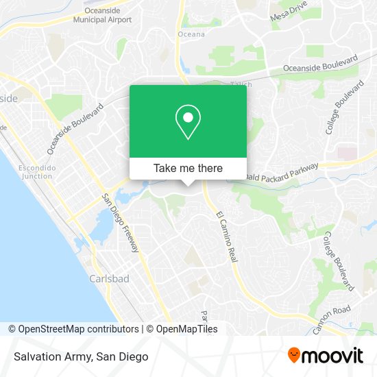 Mapa de Salvation Army