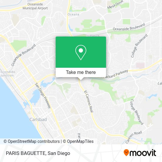 PARIS BAGUETTE map