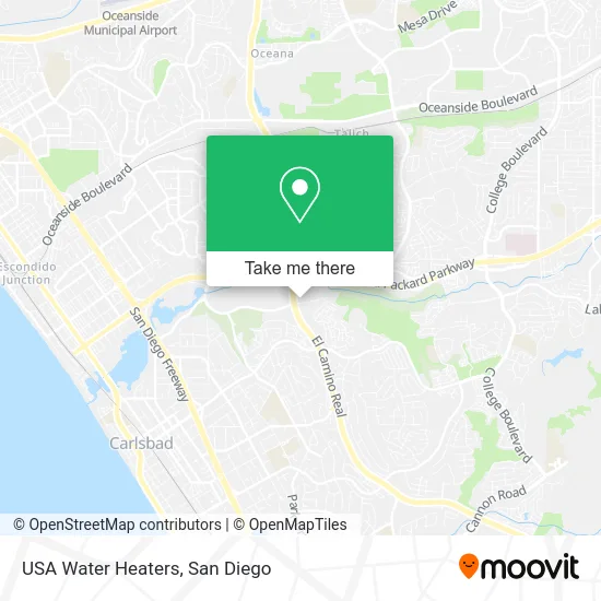 USA Water Heaters map