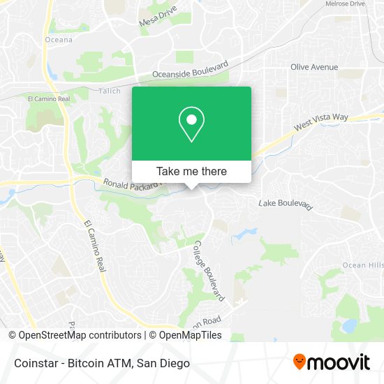 Coinstar - Bitcoin ATM map