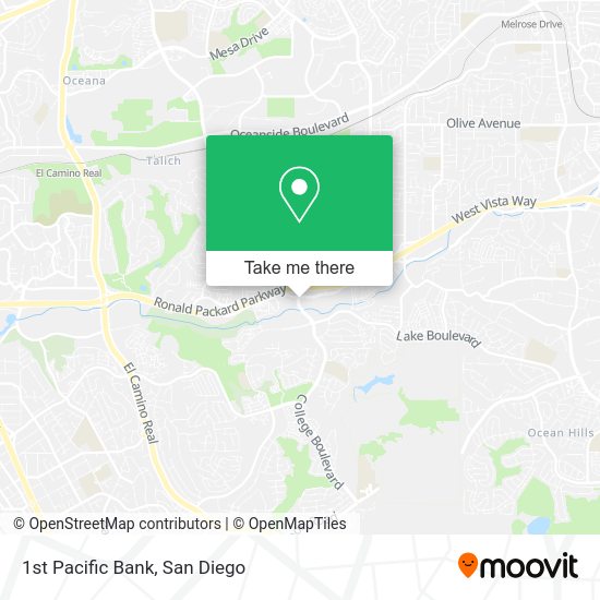 Mapa de 1st Pacific Bank