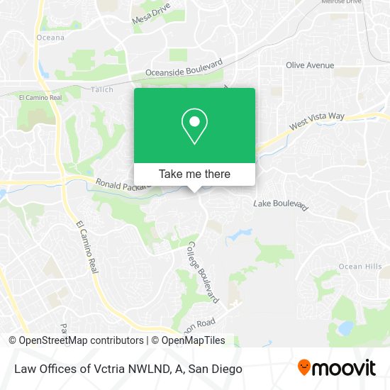 Law Offices of Vctria NWLND, A map