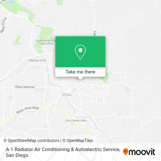 A-1 Radiator Air Conditioning & Autoelectric Service map