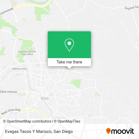 Mapa de Evagas Tacos Y Marisco