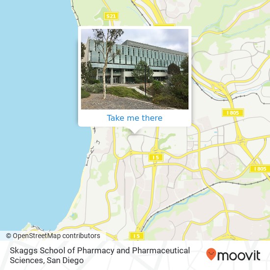 Skaggs School of Pharmacy and Pharmaceutical Sciences map