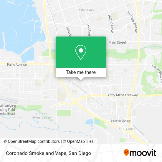 Mapa de Coronado Smoke and Vape