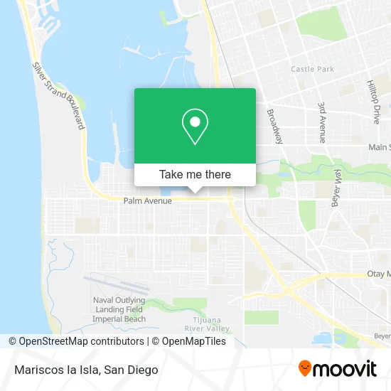 Mariscos la Isla map