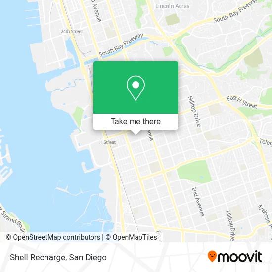 Shell Recharge map