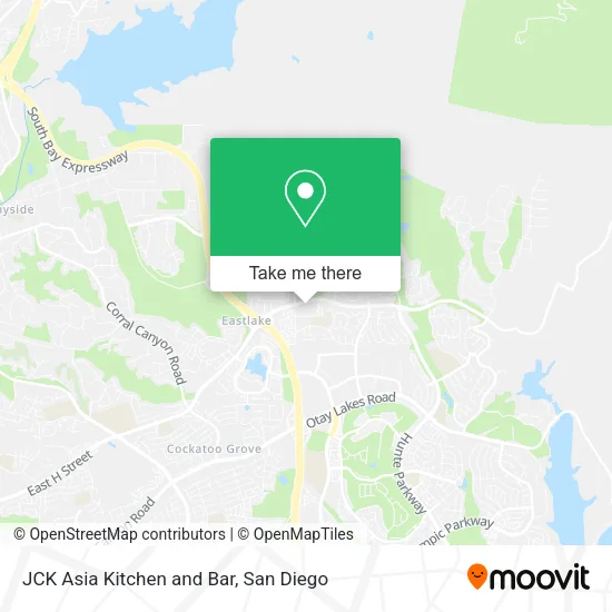 Mapa de JCK Asia Kitchen and Bar