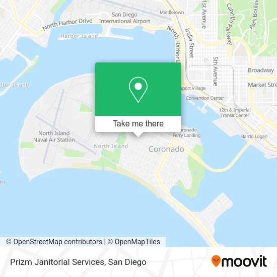 Mapa de Prizm Janitorial Services