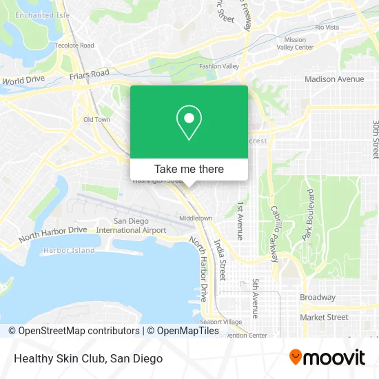 Healthy Skin Club map