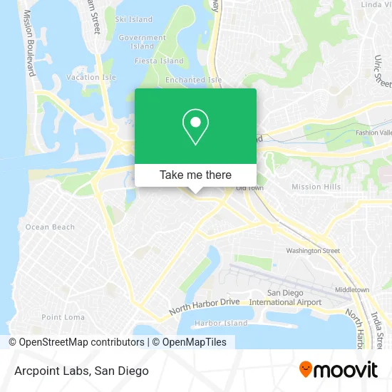 Arcpoint Labs map