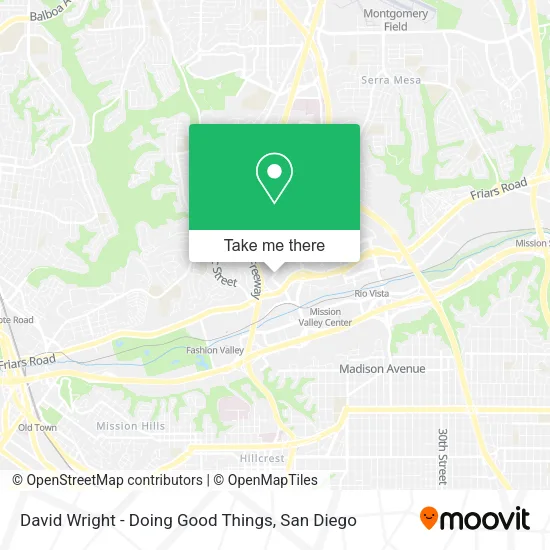 Mapa de David Wright - Doing Good Things
