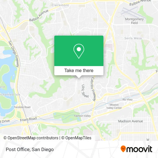 Post Office map