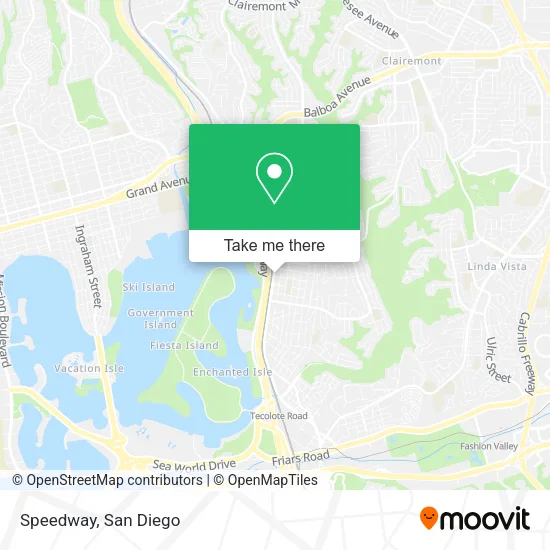 Speedway map