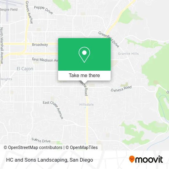 Mapa de HC and Sons Landscaping