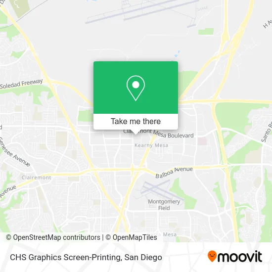 CHS Graphics Screen-Printing map