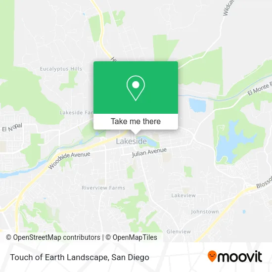 Touch of Earth Landscape map