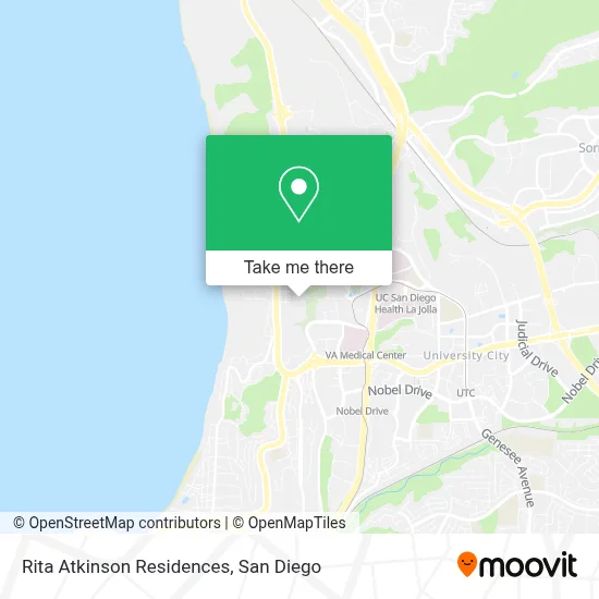 Rita Atkinson Residences map