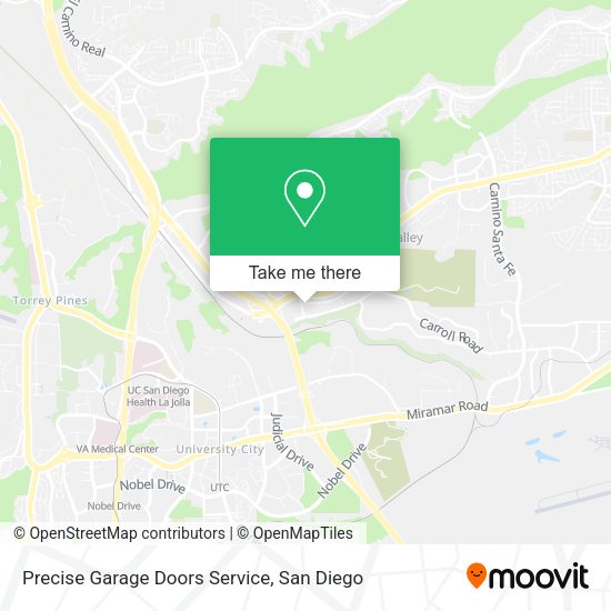 Precise Garage Doors Service map