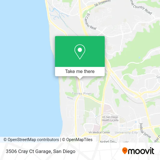 Mapa de 3506 Cray Ct Garage