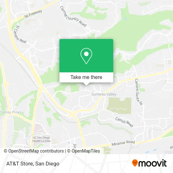 Mapa de AT&T Store