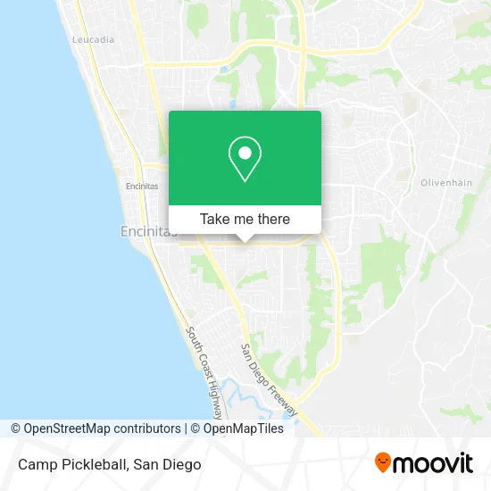 Camp Pickleball map