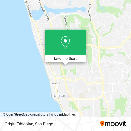 Origin Ethiopian map
