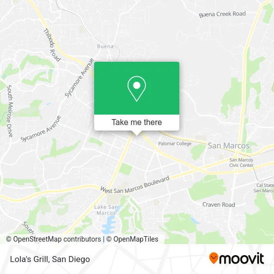 Lola's Grill map
