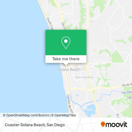 Coaster-Solana Beach map
