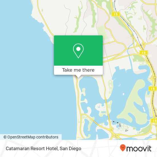 Catamaran Resort Hotel map
