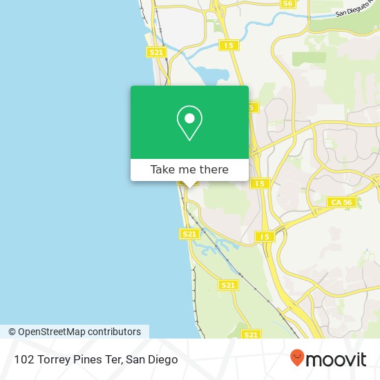 102 Torrey Pines Ter map