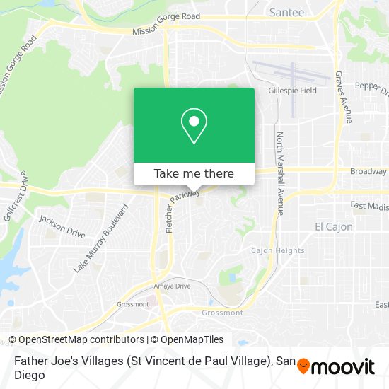 Father Joe's Villages (St Vincent de Paul Village) map