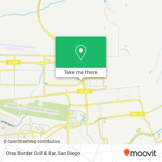 Mapa de Otay Border Grill & Bar