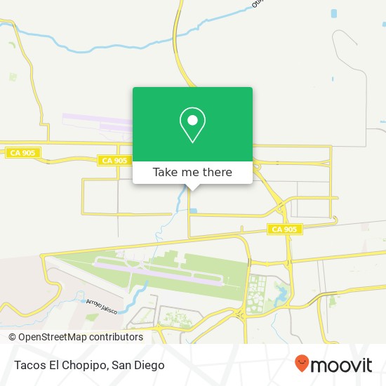 Mapa de Tacos El Chopipo