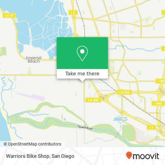 Mapa de Warriors Bike Shop