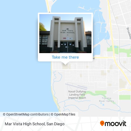 Mapa de Mar Vista High School