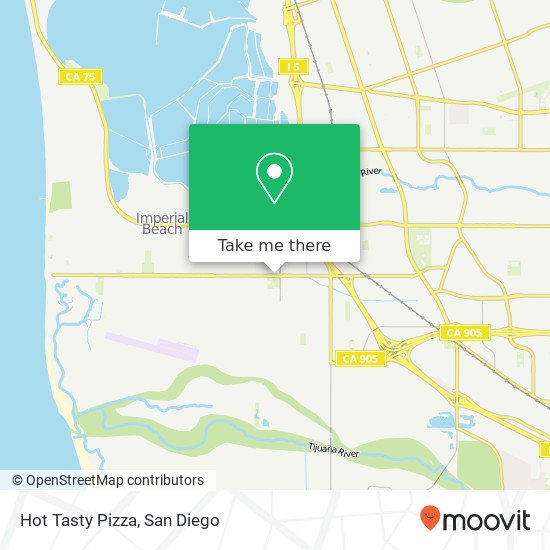 Hot Tasty Pizza map
