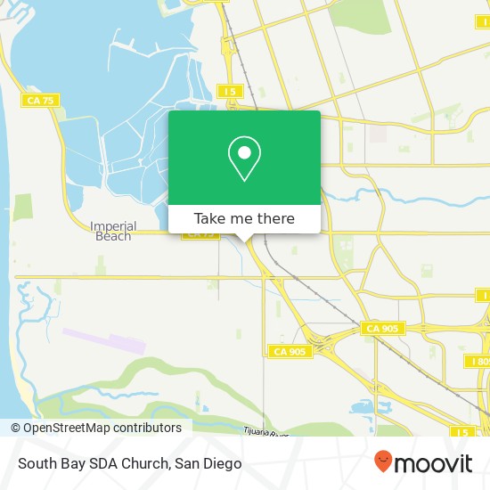 Mapa de South Bay SDA Church