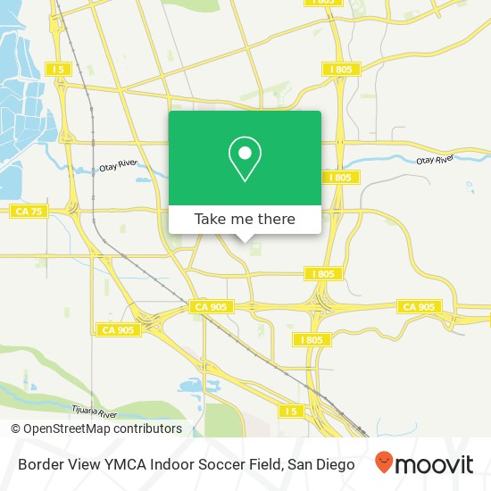 Mapa de Border View YMCA Indoor Soccer Field