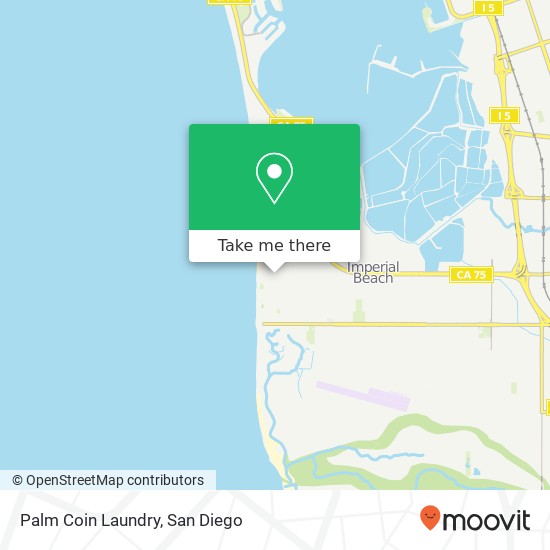 Palm Coin Laundry map